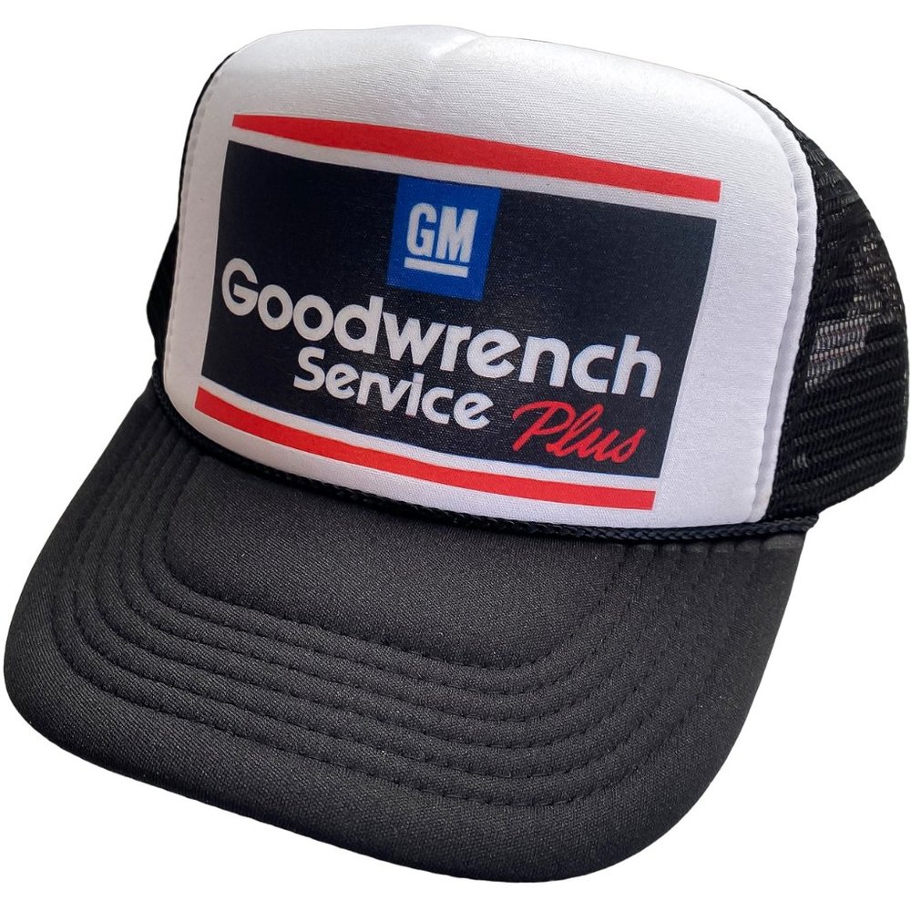 Vintage Nascar Goodwrench #3 Trucker Hat Mesh Hat Snap Back Cap Black